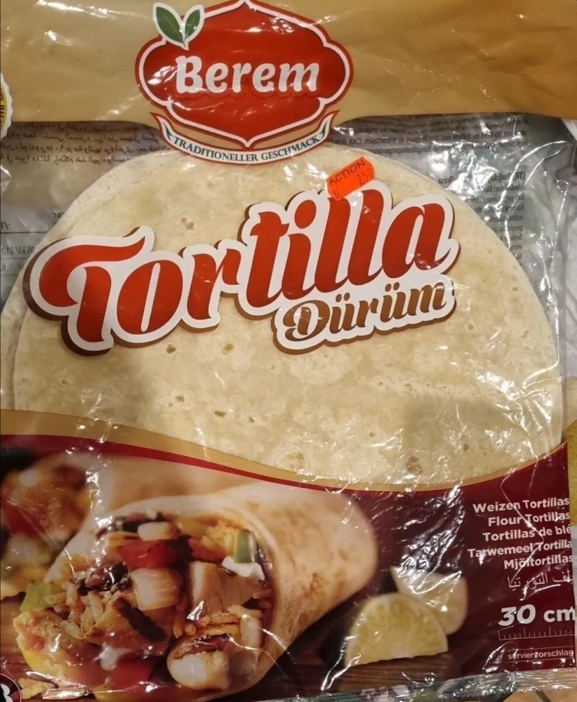 Galettes de blé tortilla