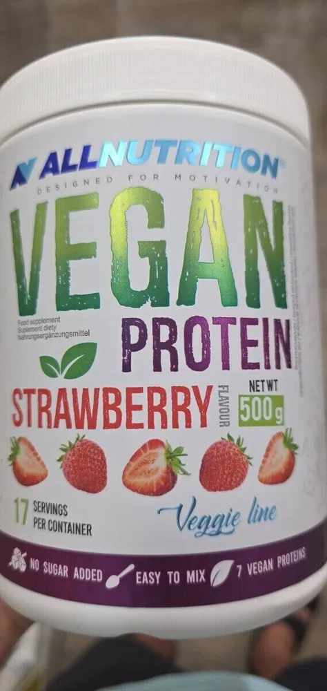 Vegan protein strawberry