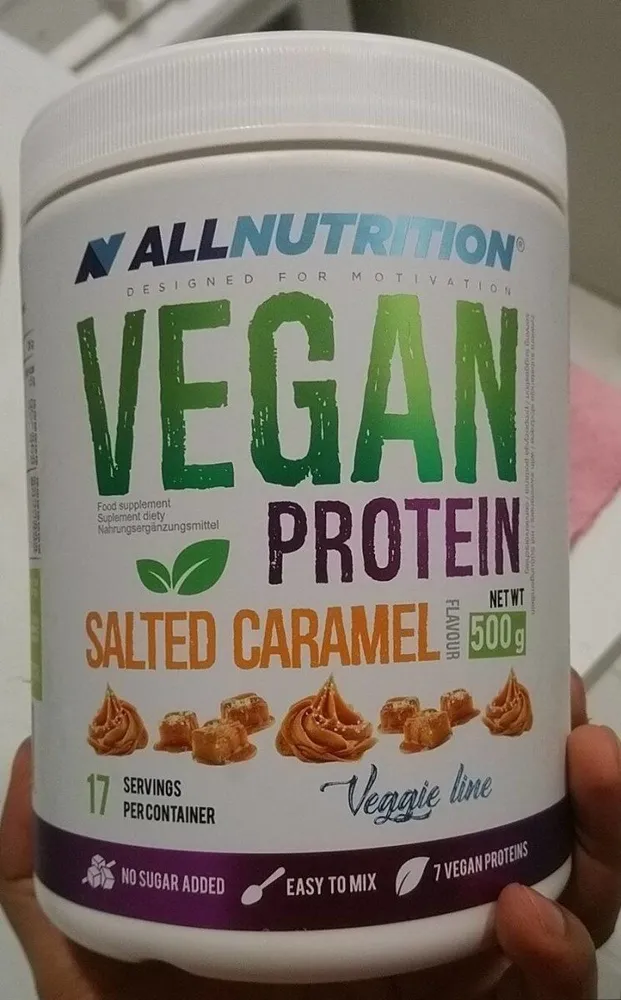 Vegan protein salted caramel