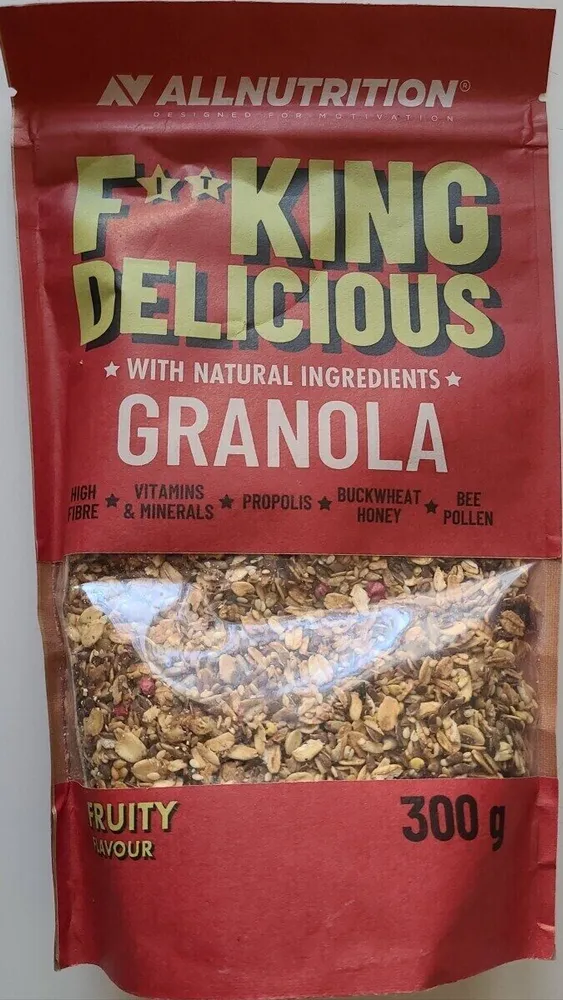F**king delicious granola fruity