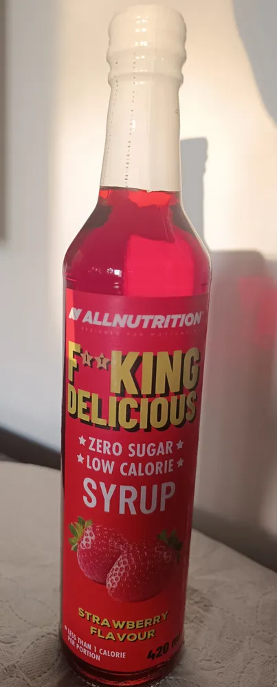 King Delicious Syrup Strawberry Flavour