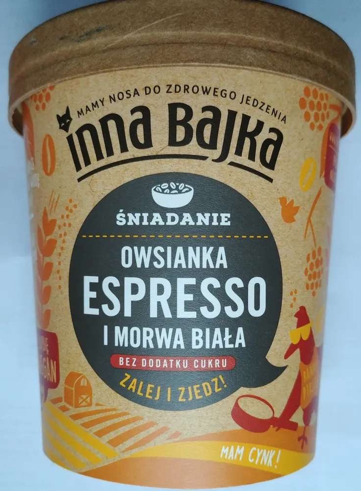 Owsianka Espresso i morwa biała