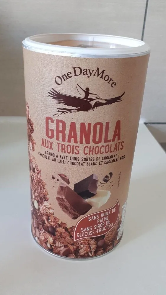 Granola aux trois chocolats