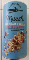 Muesli Chocolate Branco Frutos e Muesli