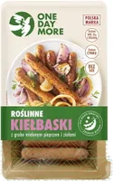 Roślinne kiełbaski z grubo mielonym pieprzem i ziołami