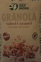 Granola with salty caramel and white chocolate