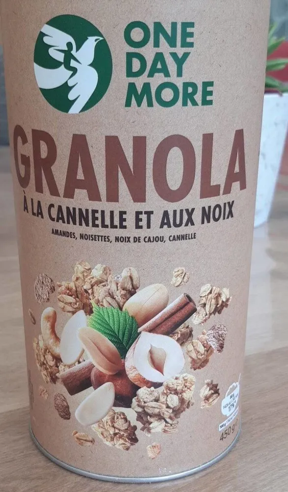 Granola à la cannelle et aux noix