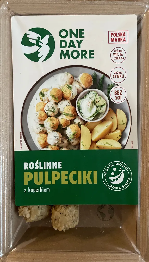 Roślinne pulpeciki z koperkiem