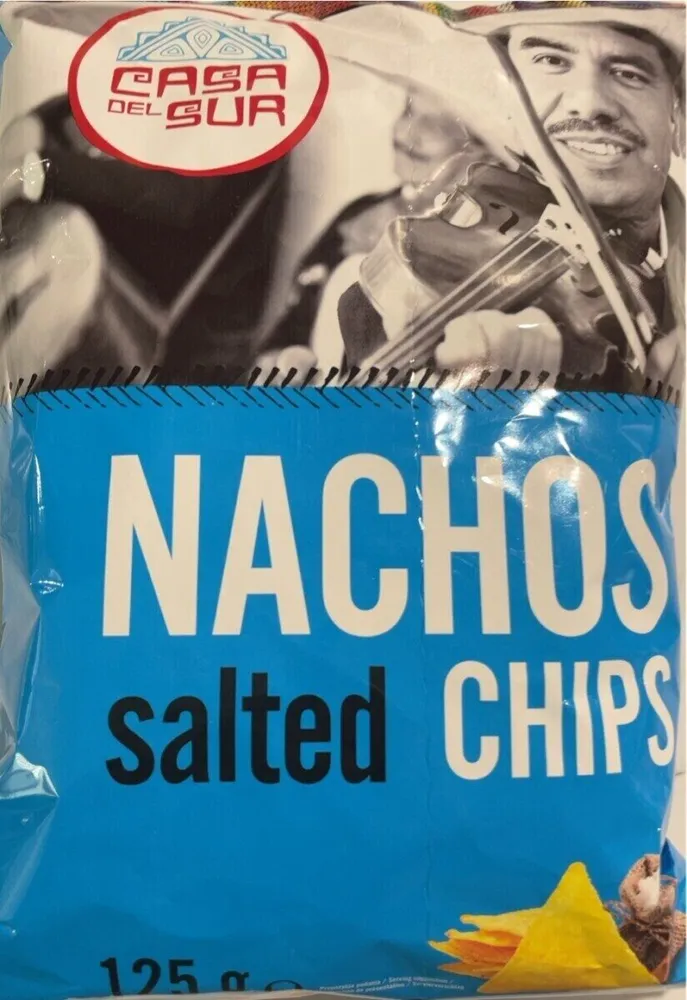 Salted tortilla chips