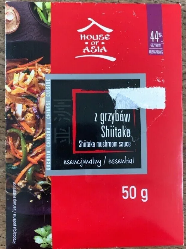 Sos z grzybów Shiitake