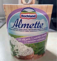 Almette with wild garlic