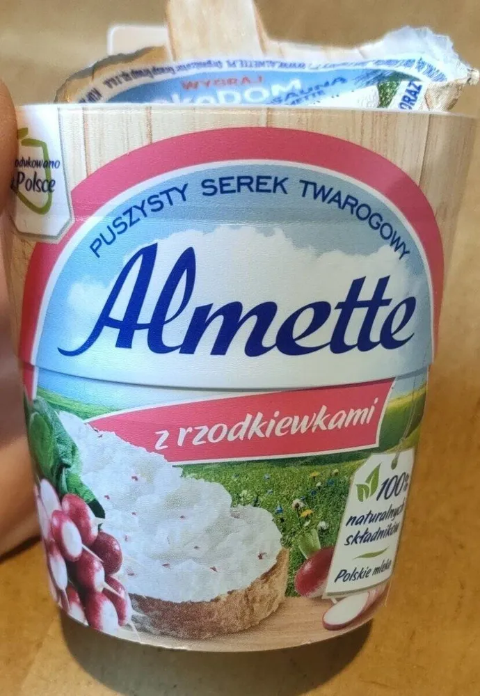 Almette z rzodkiewkami