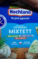 Ser kremowy Mixtett 4x z ziołami, 2x ze śmietanką, 2x z papryką