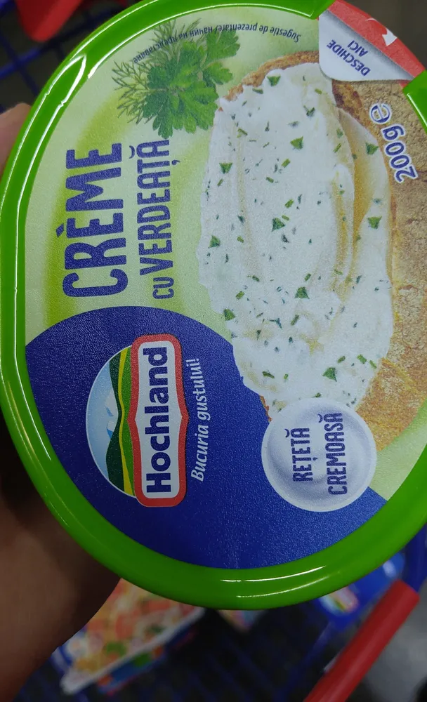 Crème cu verdeață hochland 200 gr