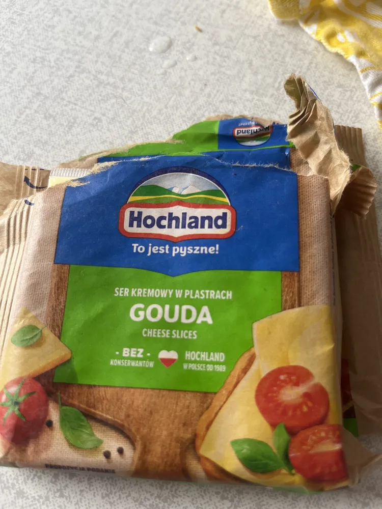 Hochland Gouda. Ser kremowy topiony w plastrach
