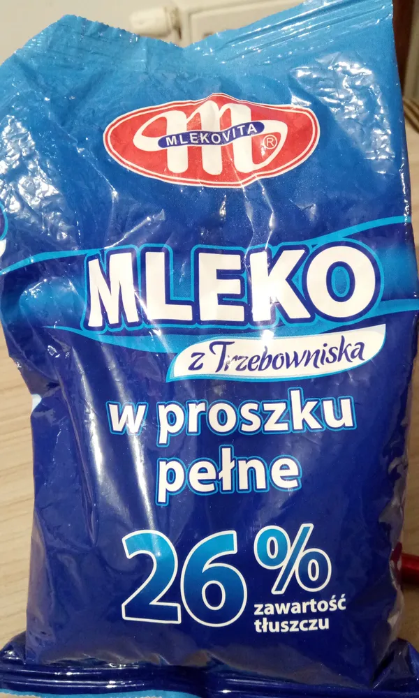 Mleko w proszku pełne 26% tłuszczu