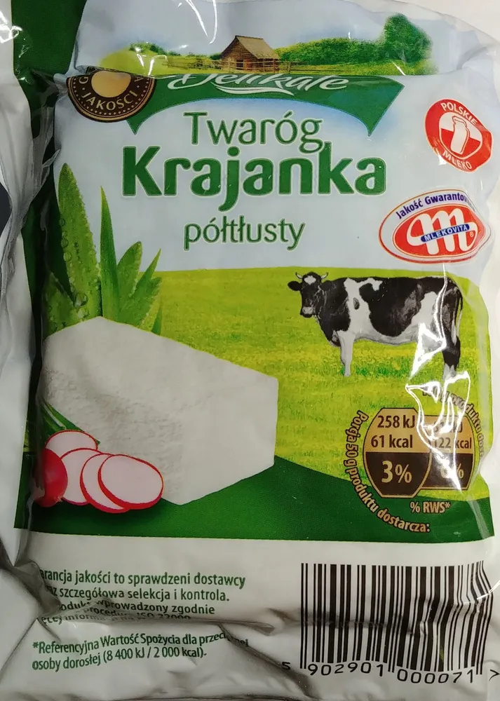 Twaróg Krajanka półtłusty