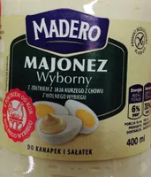 Majonez wyborny z żółtkiem z jaja kurzego z chowu z wolnego wybiegu