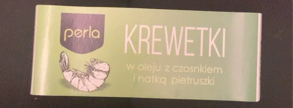 Krewetki czosnek i natka