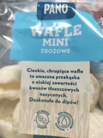 Wafle mini, zbożowe
