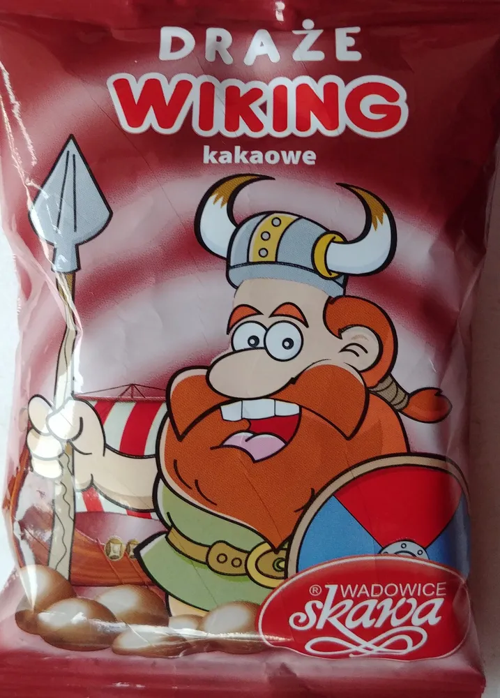 Draże Wiking kakaowe