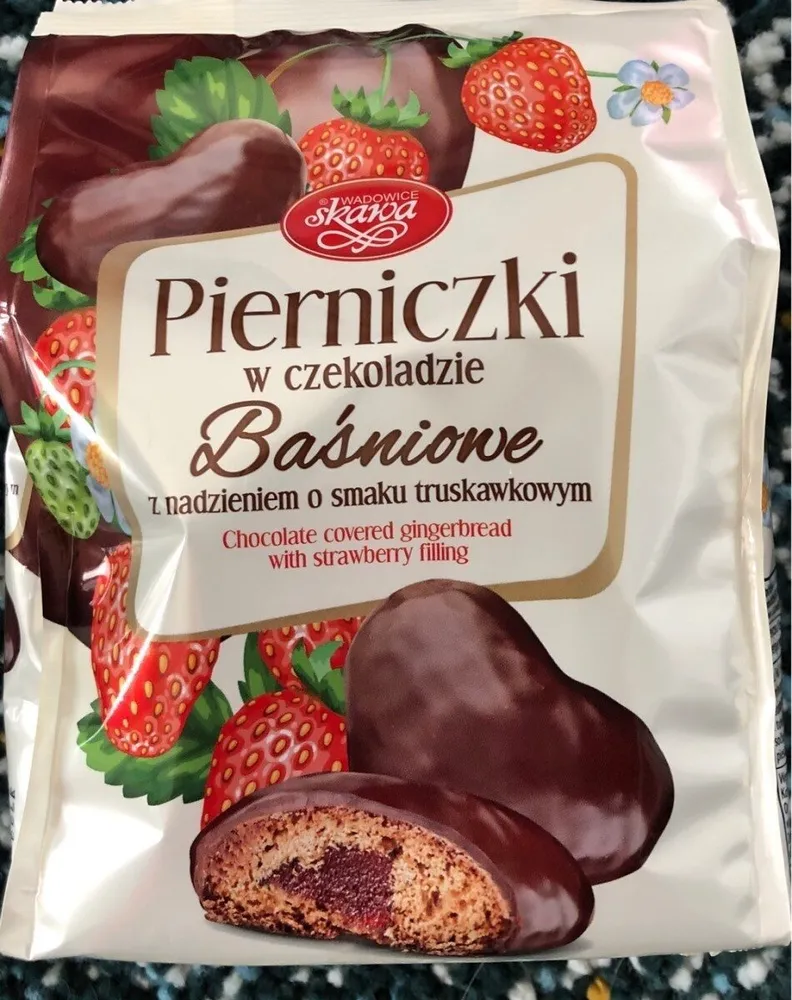Skawa Pierniczki Nadziewane Baśniowe Truskawkowe