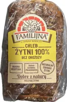 Chleb żytni 100% bez drożdży