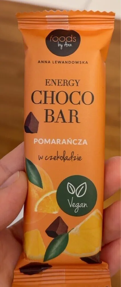 Energy choco bar orange
