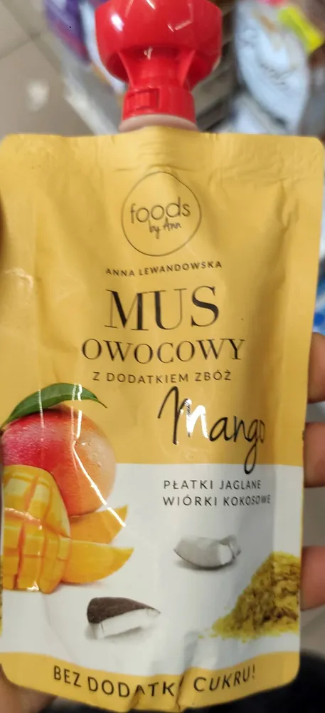Mus owocowy z dodatkiem zbóż - mango