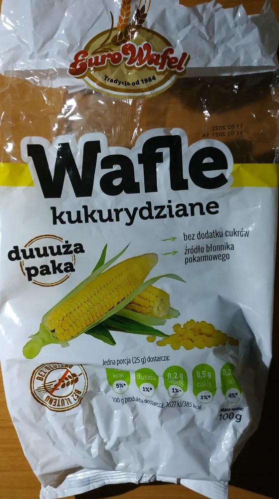 Wafle kukurydziane