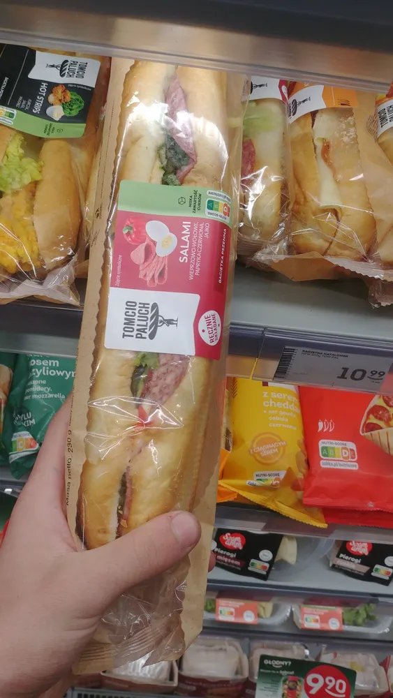 Bajgiel z salami
