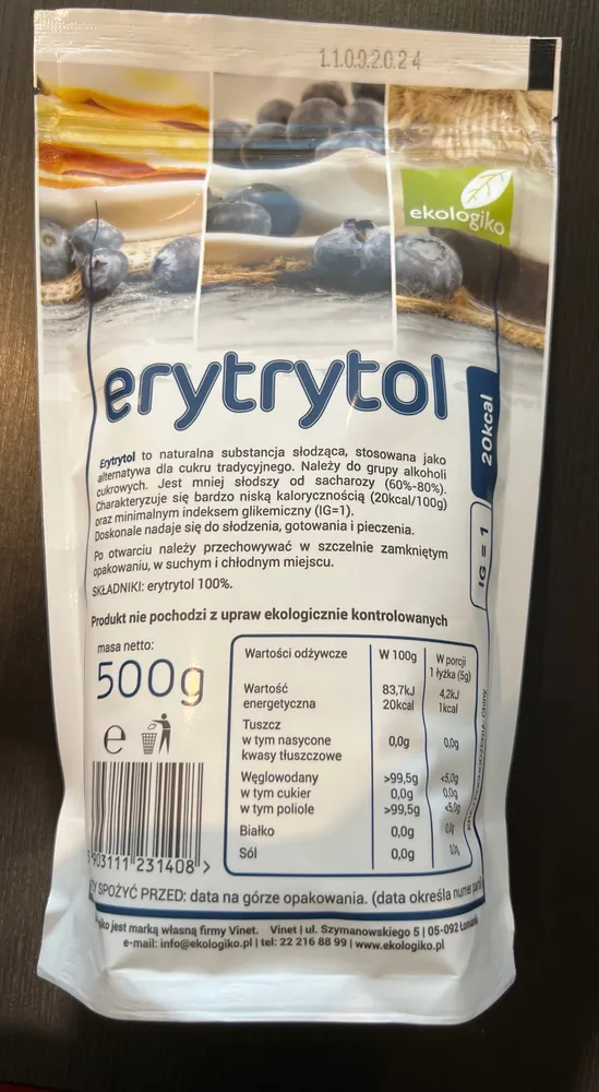 erytrytol