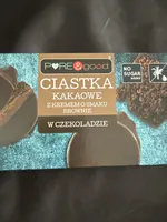 Ciastka kakaowe z kremem o smaku brownie