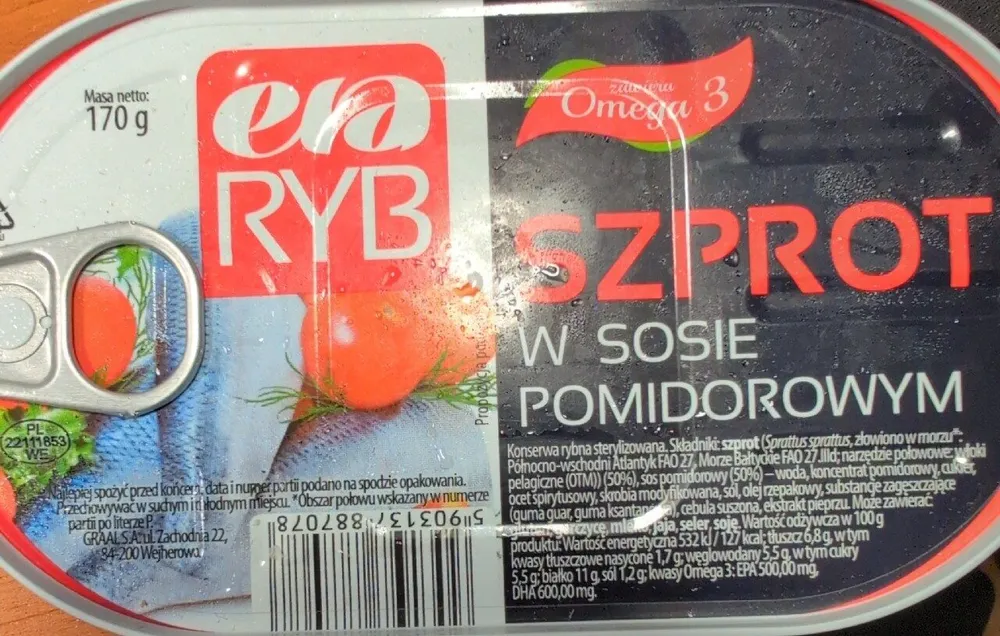 Szprot W Sosie Pomidorowym