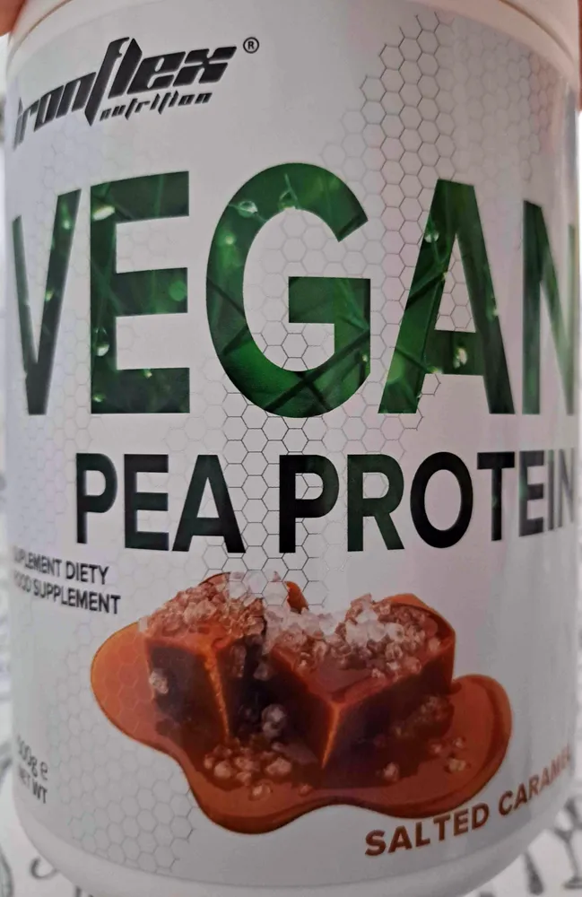 Vegan pea protein salted caramel
