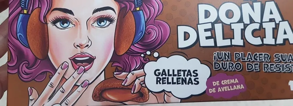 Doña delicia galletas rellenas avellana