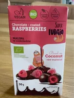 Chocolate-coated rasperries