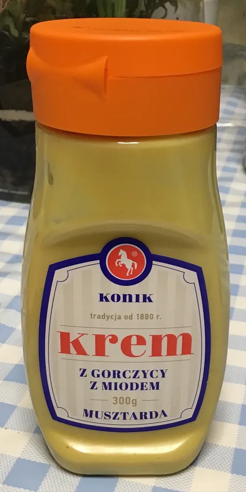 Krem z gorczycy z miodem