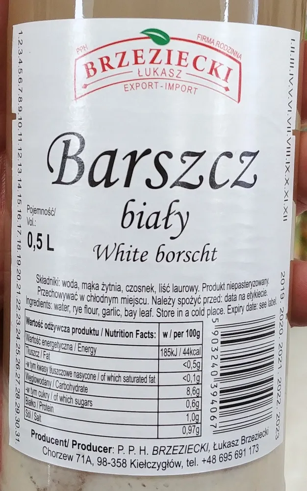 Barszcz biały