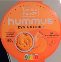 hummus dynia & imbir
