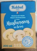 Mushrooms in brine slices