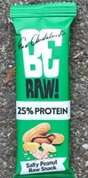 BE RAW- salty peanut raw snack