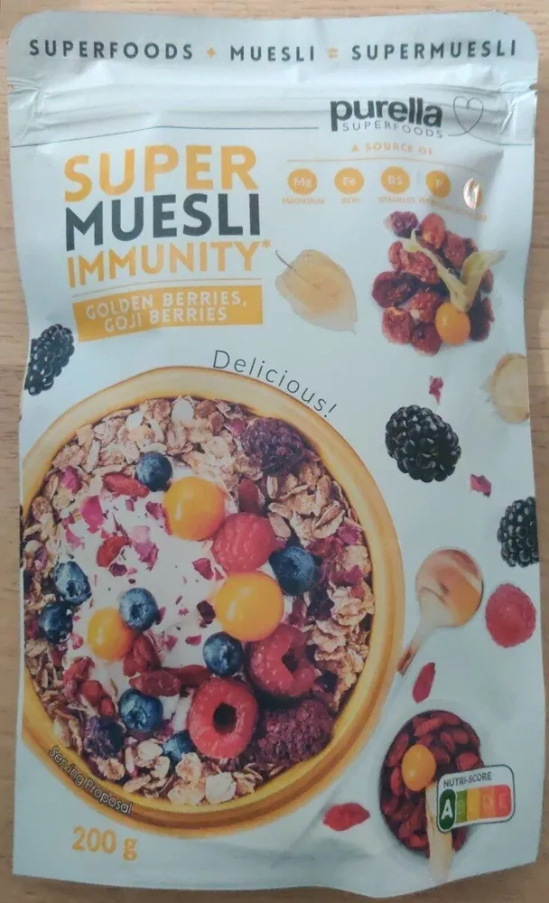 Super Muesli Immunity Golden Berries Goji Berries