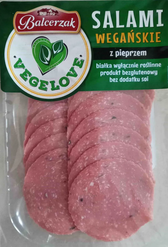 Salami wegańskie z pieprzem
