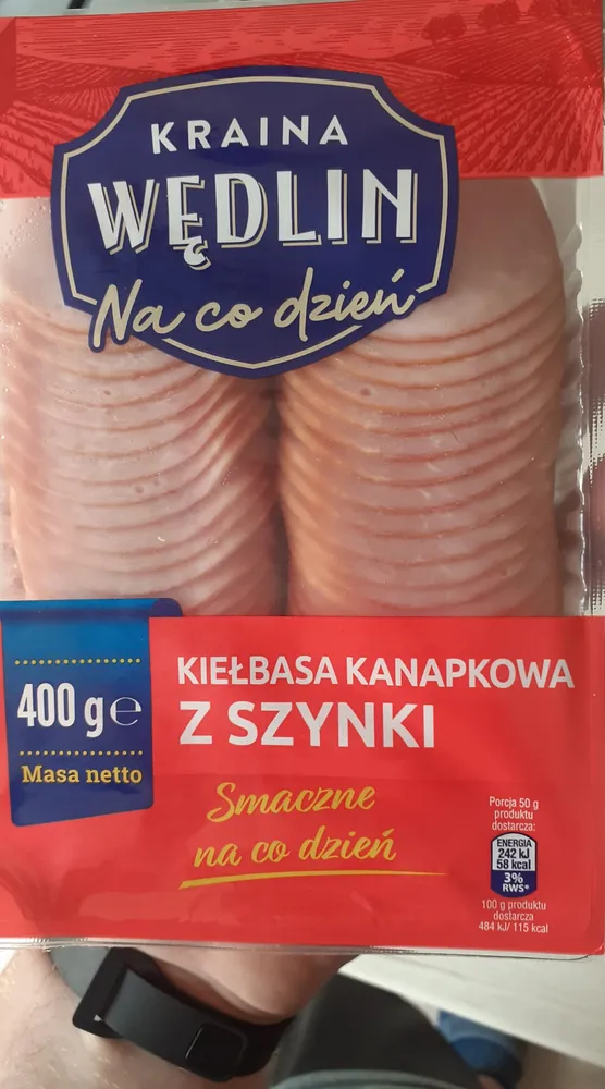 Kiełbasa kanapkowa z szynki