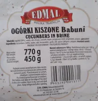 Ogórki kiszone Babuni