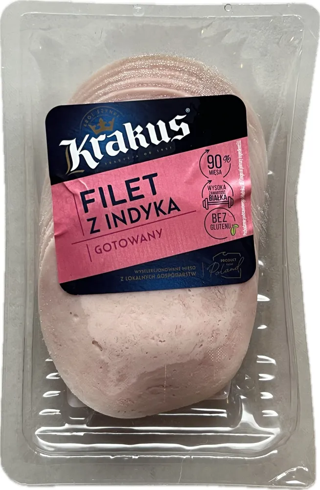 Filet z indyka gotowany