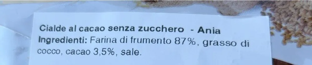 Cialde al cacao