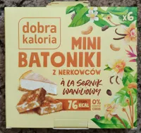 Mini Batoniki z nerkowców a la sernik waniliowy