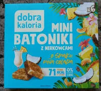Mini batoniki z nerkowcami o smaku pina colada